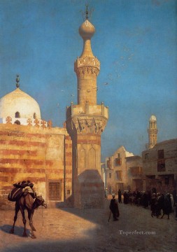  Orientalism Canvas - View of Cairo undated Greek Arabian Orientalism Jean Leon Gerome